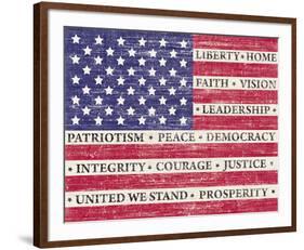 Flag of Inspiration-Maria Mendez-Framed Art Print