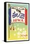 Flag of Iowa-null-Framed Stretched Canvas