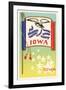 Flag of Iowa-null-Framed Art Print