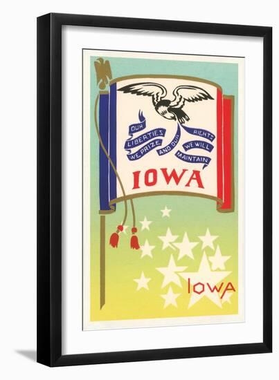 Flag of Iowa-null-Framed Art Print