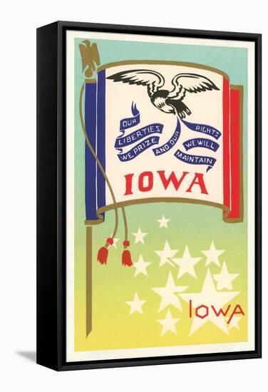 Flag of Iowa-null-Framed Stretched Canvas