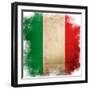 Flag Of Italy-ilolab-Framed Art Print