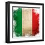 Flag Of Italy-ilolab-Framed Art Print