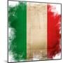 Flag Of Italy-ilolab-Mounted Art Print