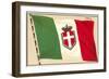 Flag of Italy-null-Framed Premium Giclee Print