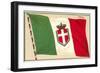 Flag of Italy-null-Framed Premium Giclee Print