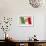 Flag of Italy-null-Framed Premium Giclee Print displayed on a wall