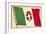 Flag of Italy-null-Framed Premium Giclee Print