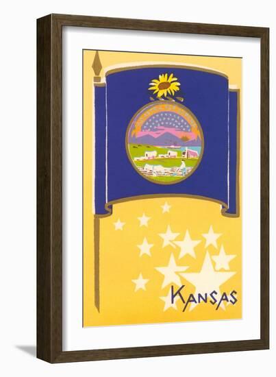 Flag of Kansas-null-Framed Art Print