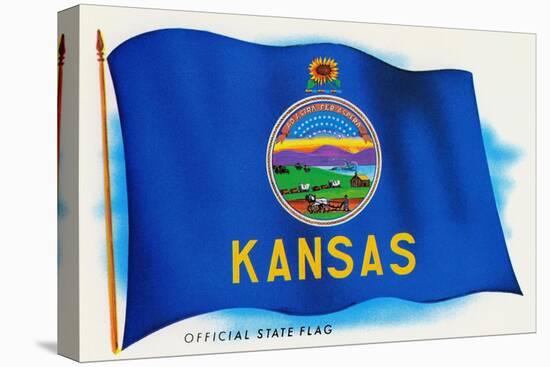 Flag of Kansas-null-Stretched Canvas