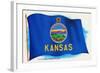 Flag of Kansas-null-Framed Art Print