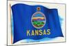 Flag of Kansas-null-Mounted Art Print