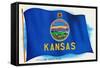 Flag of Kansas-null-Framed Stretched Canvas