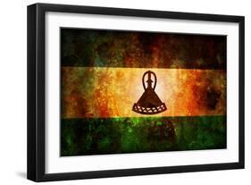 Flag Of Lesotoho-michal812-Framed Art Print