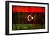 Flag Of Libya-michal812-Framed Premium Giclee Print