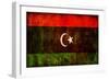 Flag Of Libya-michal812-Framed Premium Giclee Print