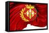 Flag of Lleida City, Spain.-Yuinai-Framed Stretched Canvas