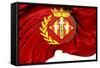 Flag of Lleida City, Spain.-Yuinai-Framed Stretched Canvas
