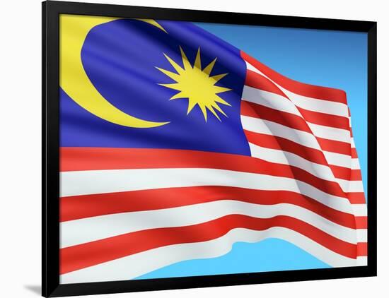 Flag Of Malaysia-bioraven-Framed Art Print