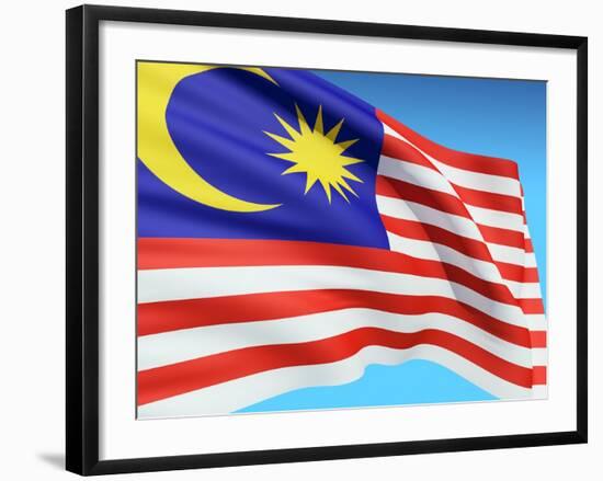 Flag Of Malaysia-bioraven-Framed Art Print