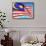 Flag Of Malaysia-bioraven-Framed Stretched Canvas displayed on a wall