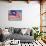 Flag Of Malaysia-bioraven-Framed Stretched Canvas displayed on a wall