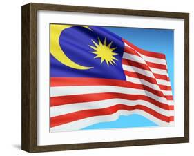 Flag Of Malaysia-bioraven-Framed Art Print