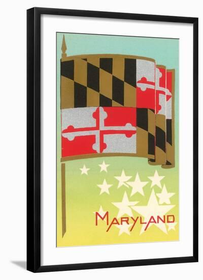 Flag of Maryland-null-Framed Art Print