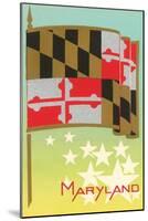 Flag of Maryland-null-Mounted Art Print