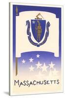 Flag of Massachusetts-null-Stretched Canvas