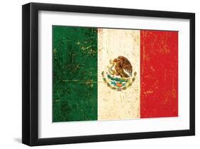 Flag of Mexico-null-Framed Art Print