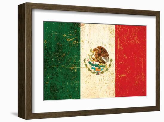 Flag of Mexico-null-Framed Art Print