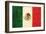 Flag of Mexico-null-Framed Art Print