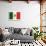 Flag of Mexico-null-Art Print displayed on a wall