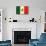 Flag of Mexico-null-Stretched Canvas displayed on a wall