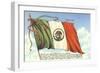 Flag of Mexico-null-Framed Art Print