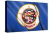 Flag of Minnesota (Usa)-Flogel-Stretched Canvas