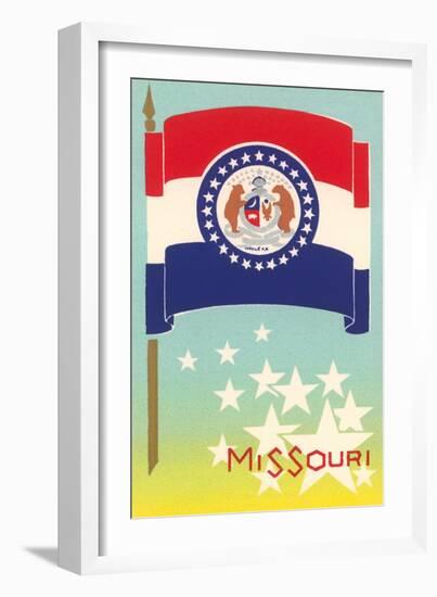 Flag of Missouri-null-Framed Art Print