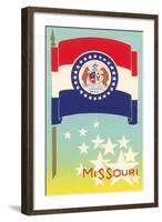 Flag of Missouri-null-Framed Art Print