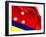 Flag of Monistrol De Montserrat-Yuinai-Framed Art Print