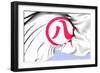 Flag of Nagoya, Japan.-Yuinai-Framed Art Print