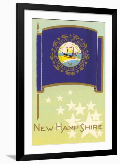 Flag of New Hampshire-null-Framed Art Print