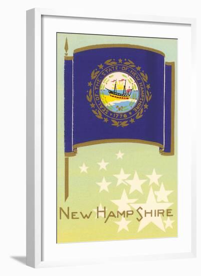 Flag of New Hampshire-null-Framed Art Print