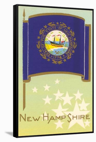 Flag of New Hampshire-null-Framed Stretched Canvas