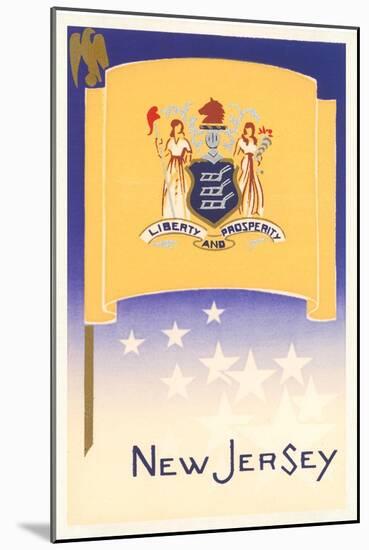 Flag of New Jersey-null-Mounted Art Print