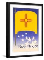 Flag of New Mexico-null-Framed Art Print