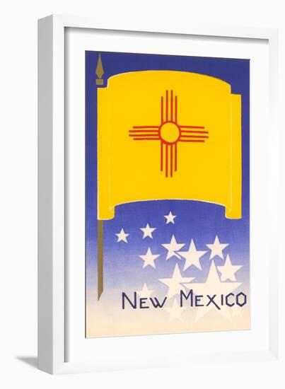 Flag of New Mexico-null-Framed Art Print