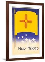 Flag of New Mexico-null-Framed Art Print