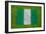 Flag of Nigeria on Grass-raphtong-Framed Art Print