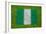 Flag of Nigeria on Grass-raphtong-Framed Art Print